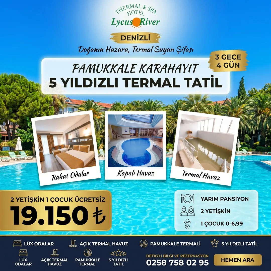 Campaign poster of Lycus River Thermal Hotel